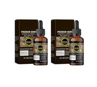 Aceite De Contorno Corporal A Base Hierbas: Masaje Natural Reafirmante E Hidratante For La Piel, Fórmula Ligera No Grasa For Estómago, Piernas Y Brazos(2PCS)