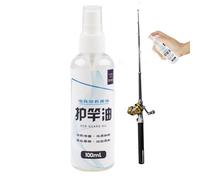 Aceite de cuidado para equipos - Juego de spray de aceite para caña de pescar, lubricante en botella de 250 ml | composición purificadora con efecto deslizante de larga duración, accesorios de