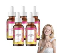 Aceite de Cyperus rotundus - Aceite inhibidor del vello con Cyperus rotundus, suero corporal suavizante, ayuda a frenar el crecimiento del vello corporal, hidrata y suaviza la piel (5 botellas)