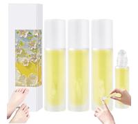 Aceite de esencias para manos y pies de triple planta, bola rodante hidratante calmante y aceite de esencias para el cuidado de manos, rehidrata e hidrata manos y pies (3pcs)
