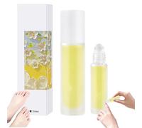 Aceite de esencias para manos y pies de triple planta, bola rodante hidratante calmante y aceite de esencias para el cuidado de manos, rehidrata e hidrata manos y pies (1pcs)
