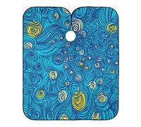 Aceite De Estrella Maravillosa Barberos Delantal Impermeable Capas De Corte Peluqueria Ligera Capa Peluqueria Para Adulto Niños Peluquería 140X168Cm