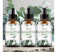 Aceite de Eucalipto de 30 ml, 3 unidades, revitalizante y estimulante para la concentración, ideal para oficina/estudio/, para usar en difusores de cañas/piedras aromáticas, ideal para celebraciones/