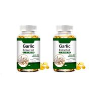 Aceite de extracto de ajo inodoro (60 unidades) | Extracto de ajo añejo-Respaldo cardíaco e inmunológico-Sin OGM, sin gluten, para todos