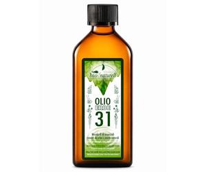 Aceite de Hierbas Vitamol Bio 31 100 ml - Aceite de Masaje para Masaje Muscular, Aromaterapia y Difusores - Refrescante, Revitalizante, Aroma Balsámico, No Graso
