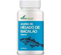 Higabac Aceite de Hígado de Bacalao 125 perlas de 400 mg Soria Natural