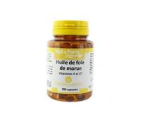 NAT y forma natural aceite de hígado de bacalao 200 cápsulas