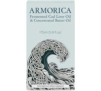 Aceite de Hígado de Bacalao Fermentado y Aceite de Mantequilla Concentrado | Fuente Natural de Vitaminas Liposolubles | Grasas Omega-3 Saludables | Aceites Procesados en Frío (175 ml)