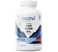 Aceite de Hígado de Bacalao Noruego en Cápsulas Blandas, 1000mg (Limón) - 180 cápsulas blandas