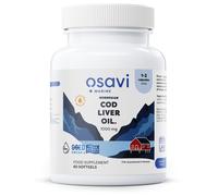 Aceite de Hígado de Bacalao Noruego en Cápsulas Blandas, 1000mg (Limón) - 60 cápsulas blandas