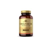Aceite de hígado de bacalao (vitamina A y D) 100 cápsulas blandas Solgar