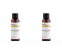Aceite de Hueso de Albaricoque BIO (Prunus armeniaca) - 50 mL - Aceite Vegetal Virgen Certificado AB - Aroma Labs (Paquete de 2)