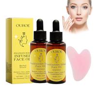 Aceite de incienso, aceite de resina de incienso orgánico, 100% puro, suero antienvejecimiento natural, suero hidratante, Boswellia Serrata, aceite de masaje. (30 ml (Paquete de 2))