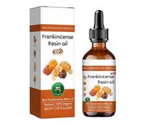 Aceite de incienso orgánico con pipeta: calma la piel irritada, hidrata profundamente todos los tipos de piel, ideal para el cuidado diario de la piel (60 ml, aceite de resina de incienso)