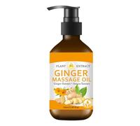 Aceite De Jengibre - Aceite De Ventosas | Extracto Líquido Para La Relajación | Pie, Estómago, Abdomen, Cuello, De Los Hombros | Natural Del Dolor, Relajante Muscular, Aromaterapia, Supl