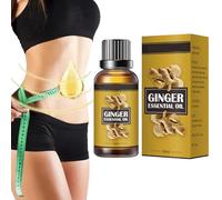 Aceite De Jengibre Drenaje del Vientre,Lymph Detoxificación Jengibre Oil,Belly Drenaje Jengibre Aceite Esencial,Aceite Esencial De Jengibre Para Drenaje Linfático,Baño De Pies,Masaje,Spa (30ml)