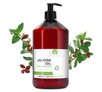 Aceite de Jojoba Puro Aceite Facial Aceite Desmaquillante Aceite Corporal Aceite de Masaje Estrias Aceite Pelo Aceite Barba Aceite Uñas - 500 ml