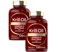 Aceite De Krill 2000 Mg 120 | Omega-3 Epa, MáXima Resistencia | Probado En Laboratorio, 2 Unidades