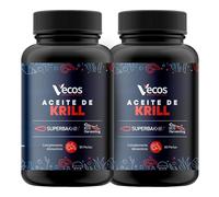 Aceite de Krill Antártico 1000mg SuperbaKrill2 | Bote 90 perlas, 45 Días | Omega 3 (DHA y EPA), Astaxantina Natural y Fosfolípidos Marinos, Alternativa al Aceite de Pescado