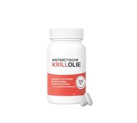 Aceite de krill antártico 500 mg - Omega-3 con astaxantina - Articulaciones y corazón - Sin gluten sin OGM - 60 unidades,1Pcs