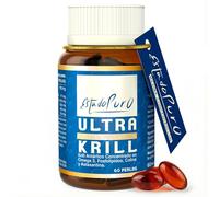 Aceite de Krill Estado Puro | Krill Oil Omega 3 Ultra Concentrado (590 mg) | Optimizado con Astaxantina | Origen Antártico Certificado, Sin Retrogusto a Pescado | 60 Cápsulas | TONGIL