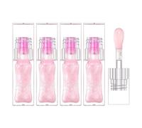 Aceite de labios cálido e hidratante, fácil de teñir e hidratar, no se decolora fácilmente. Taza de maquillaje de labios colorida, 6,5 ml, mantequera (C, talla única)