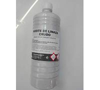 ACEITE DE LINAZA CRUDO SIN SECANTE TOTALMENTE PURO PRODUCTO DE ORIGEN VEGETAL EN FRASCOS DE 1L