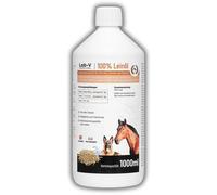 LAB-V Aceite de linaza Leinöl para caballos, perros y gatos 1000ml