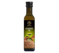 Aceite de Lino 250ml - 100% Puro y Sin Refinar - Prensado en Frío - Botella de Vidrio - Aceite de Linaza para Cocina - Flaxseed Oil