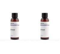 Aceite de Lino BIO (Linum usitatissimum) - 50 mL - Aceite Vegetal Virgen Certificado Cosmos - Aroma Labs (Paquete de 2)