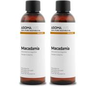 Aceite de Macadamia BIO (Macadamia integrifolia) - 100 mL - Aceite Vegetal Virgen Certificado AB - Aroma Labs (Paquete de 2)