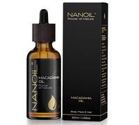 NANOIL Aceite de macadamia natural, prensado en frío y sin refinar – 50 ml