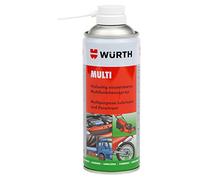 Aceite de mantenimiento Multi de Würth, 400 ml, cabezal pulverizador estándar, multifunción para diferentes aplicaciones como removedor de óxido, limpiador, lubricante, protector anticorrosivo