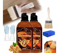 Aceite de mantenimiento para muebles de madera, cera de abejas, cera de muebles, cera para muebles de madera, cera de mantenimiento de muebles de madera para casa (2 unidades)