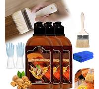 Aceite de mantenimiento para muebles de madera, cera de abejas, cera de muebles, cera para muebles de madera, cera de mantenimiento de muebles de madera para casa (3 unidades)