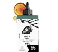 Aceite de masaje Comestible Sensual y Romántico - Orgánico, Cosmos Organic - Aroma natural de Fresa Gourmande