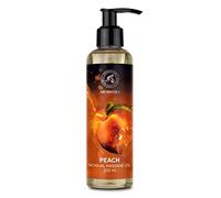 Aceite de Masaje con Aroma Melocotón 200ml con Aceites Naturales de Almendras y de Semilla de Uva - Aceite Corporal - Aceite de Masaje y Relajación