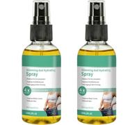 Aceite de Masaje de Jengibre en Spray, Bruma Reafirmante Intensiva para Abdomen, Extractos Naturales, Hidratante y Nutritiva, Consigue una Piel Adelgazante, Suave y Radiante