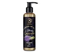 Aceite de masaje de lavanda aromatika 200 ml - 100% puro y natural - Aceite de lavanda para aliviar el estrés - Buen sueño - Belleza - Bienestar - Piel - Botella de cristal - Aceite masaje