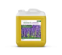 Aceite de masaje MyThaiMassage con aroma de lavanda 5 litros (5000 ml) - Aceite de aroma para masaje tailandés Wellness Spa