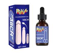 Aceite de masaje para hombres de 10 ml,Aceite esencial para el sexo (1PC) | solución sencilla y práctica para un agrandamiento del pene más rápido y un aumento del deseo sexual.