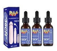 Aceite de masaje para hombres de 10 ml,Aceite esencial para el sexo (3PC) | solución sencilla y práctica para un agrandamiento del pene más rápido y un aumento del deseo sexual.