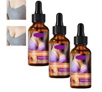 Aceite de Masaje Reafirmante y Lifting de Senos, Cuidado Corporal Esencial Brasileño, Fórmula de Elasticidad Antienvejecimiento Nutritiva Hidratante, Extracto de Planta Natural, Reafirmante (3pcs)