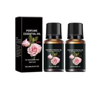 Aceite De Masaje Rosas Puras For Aliviar El Cuello Y Los Hombros, Nutrir Cuerpo Cabello, Fragancia Duradera, Aromaterapia E Hidratación La Piel(2PCS)