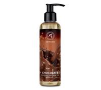 Aceite de Masaje Sensual Chocolate 200ml - Almendras y Semilla de Uva - Cosmético Natural con Aroma Dulce - Relajación Corporal