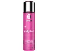 Aceite de masaje Swede Fruity Love con efecto calentador aroma de pomelo y mango 120 ml