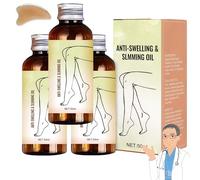 Aceite de masaje Swellclear para piernas, aceite corporal reafirmante, reduce la hinchazón de las piernas de forma natural para mujeres y hombres, textura ligera, rápida absorción (3pcs)