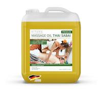 Aceite de masaje Thai Sabai 10 Litros - MyThaiMassage Premium - Aceite para Fisíoterapia de masaje Wellness Spa tailandés - Aceite de base