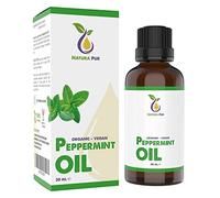 Aceite de Menta 30ml - 100% puro, vegano - Aceite Esencial de Mentha Piperita para dormir bien, aliviar el estrés - Peppermint Oil para difusor de aromas