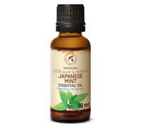 Aceite de Menta 30ml - Mentha Arvensis - Aceite Esencial de Menta Japonesa para Aromaterapia - Difusor de Aroma - Lámpara de Fragancia - Baño - Mejor para Belleza - 100% Puro y Natural